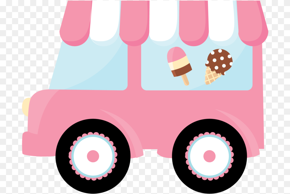 Download Clipart Car Watercolor Ice Cream Truck Full Ice Cream Parlor Clipart, Dessert, Food, Ice Cream, Moving Van Free Png