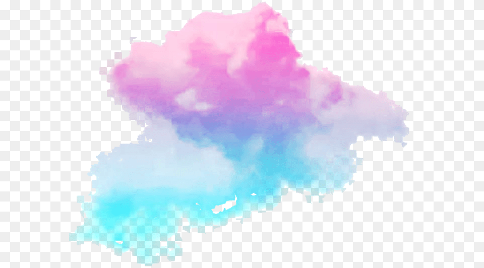 Download Clipart Smoke Cloud Color Pink Cloud Transparent Background, Outdoors Free Png