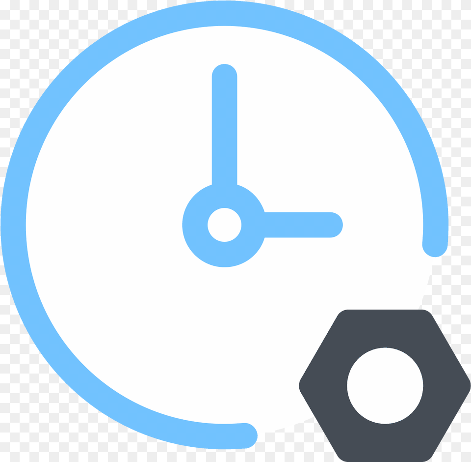 Download Clock Settings Icon Icon With No Charing Cross Tube Station, Disk Png Image