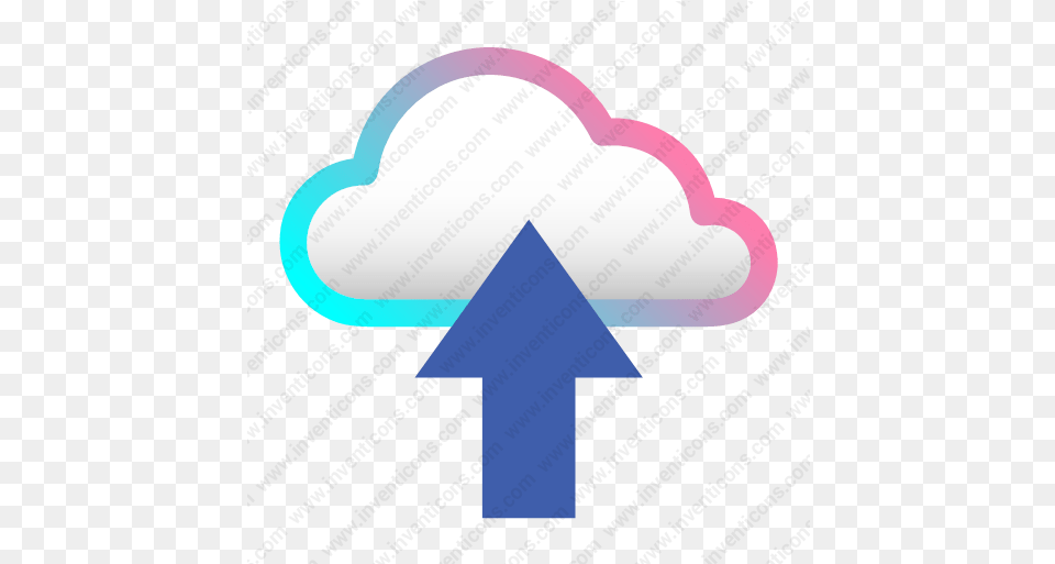 Cloud Upload Vector Icon Inventicons Vertical, Lighting, Triangle, Business Card, Paper Free Png Download