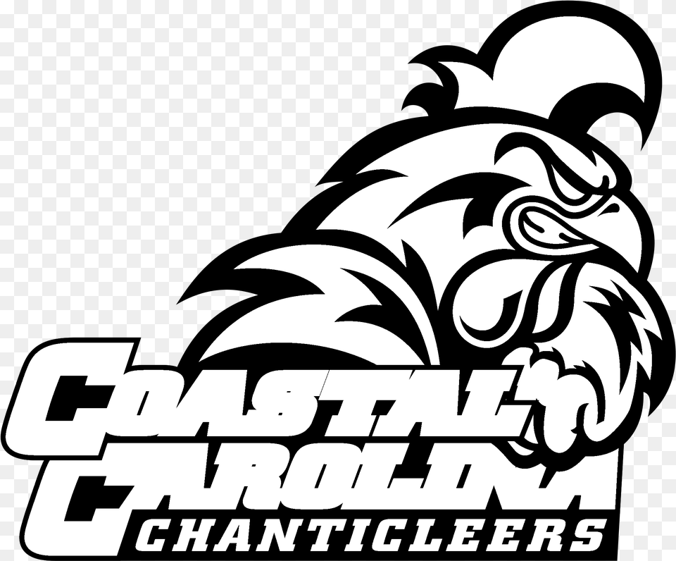 Download Coastal Carolina Chanticleers Logo Black And White Coastal Carolina Chanticleers Png