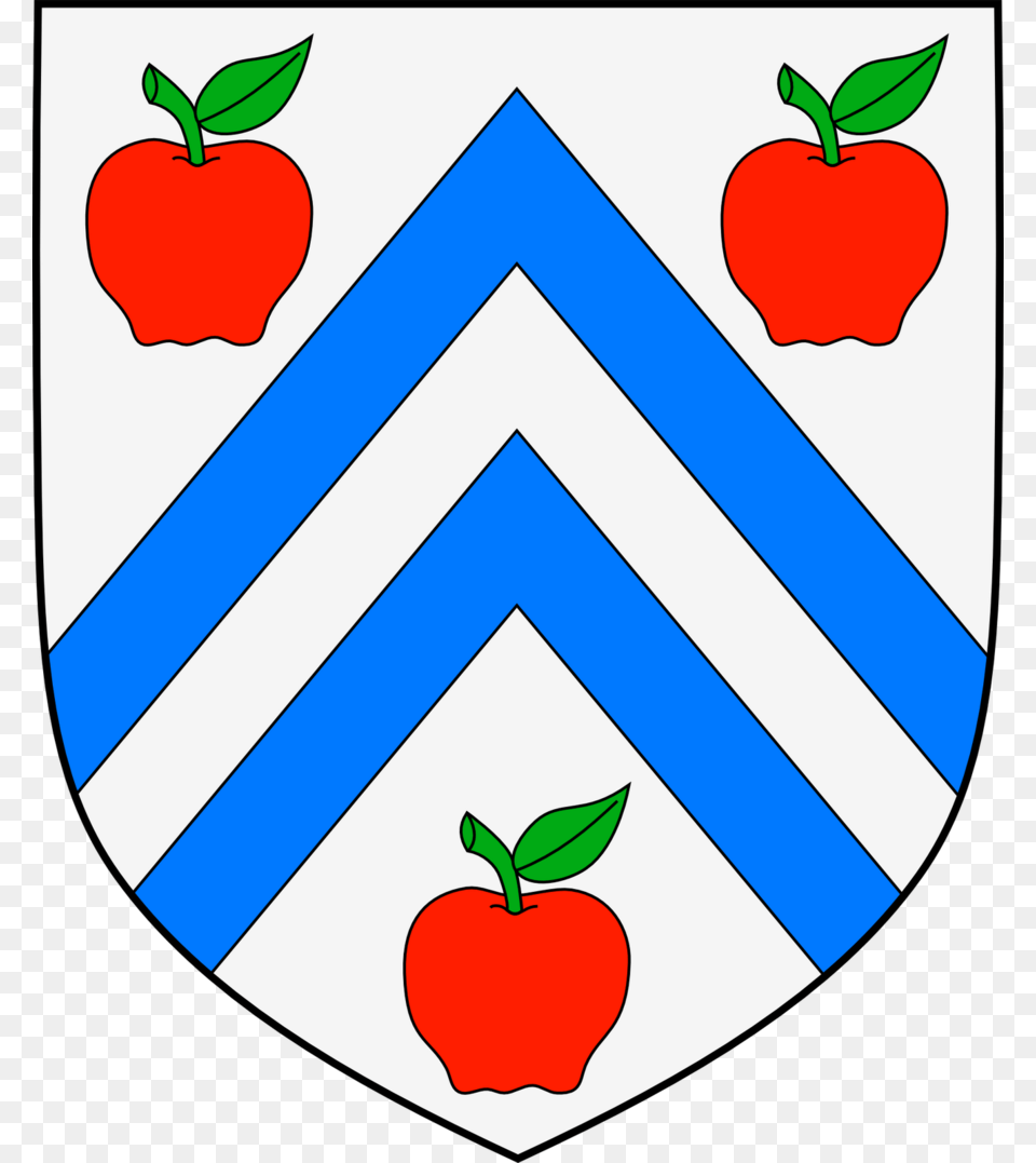 Download Coat Of Arms Apple Clipart Heraldry Coat Of Arms Clip Art, Armor, Food, Fruit, Plant Png Image