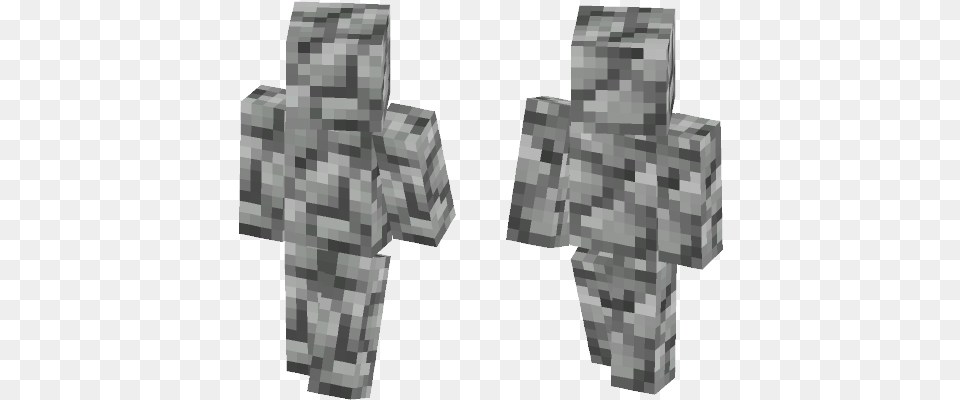Cobblestone Minecraft Skin For Minecraft Skin Red Arrow, Cross, Symbol, Baby, Person Free Png Download