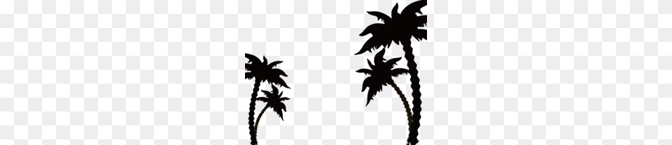 Download Coconut Tree Silhouette Vector Clipart Clip Art, Leaf, Plant, Daisy, Flower Png