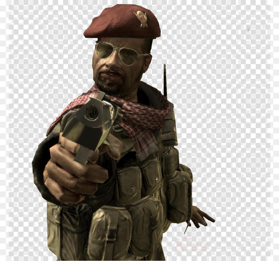 Cod 4 Render Clipart Call Of Duty Call Of Duty 4 Terrorist, Weapon, Firearm, Adult, Person Free Png Download