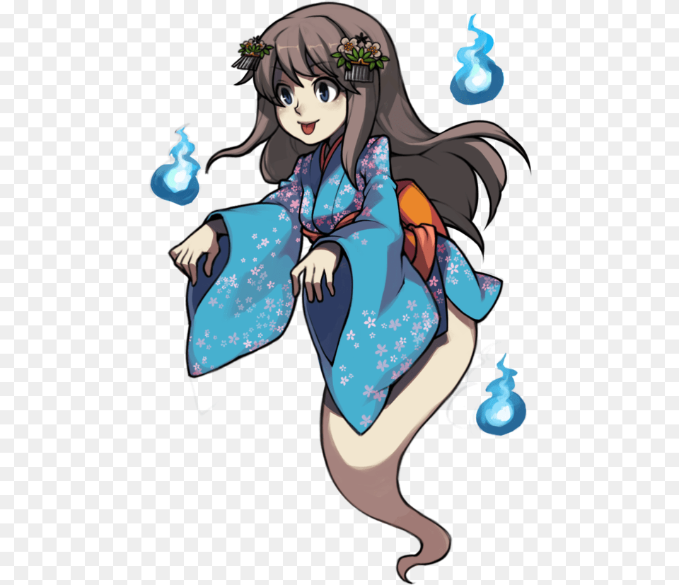 Download Collection Of Anime Transparent Ghost Ghost Girl Anime Ghost, Fashion, Book, Clothing, Comics Free Png