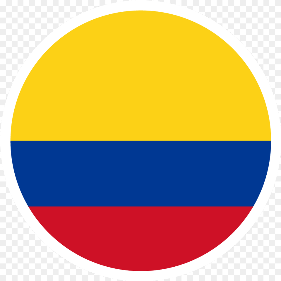 Download Colombia Flag Football Logos Transparent Colombia Flag Icon, Logo, Disk Png Image