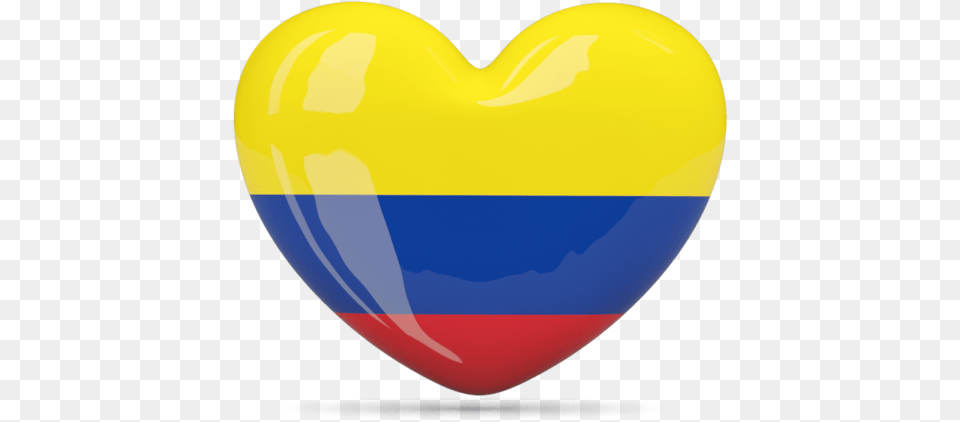 Colombian Flag Colombia Heart Flag, Balloon, Logo Free Png Download