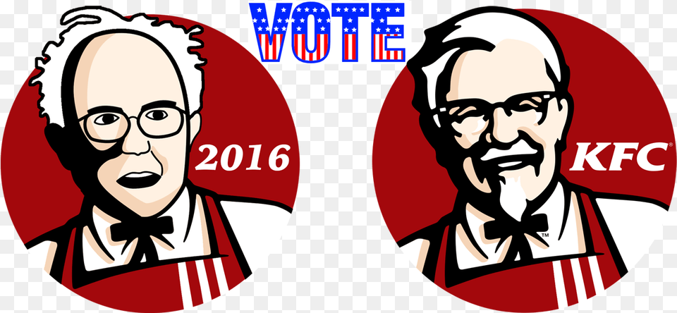 Download Colonel Sanders Kfc Logo Hd Kfc Logo, Person, Accessories, Adult, Face Png