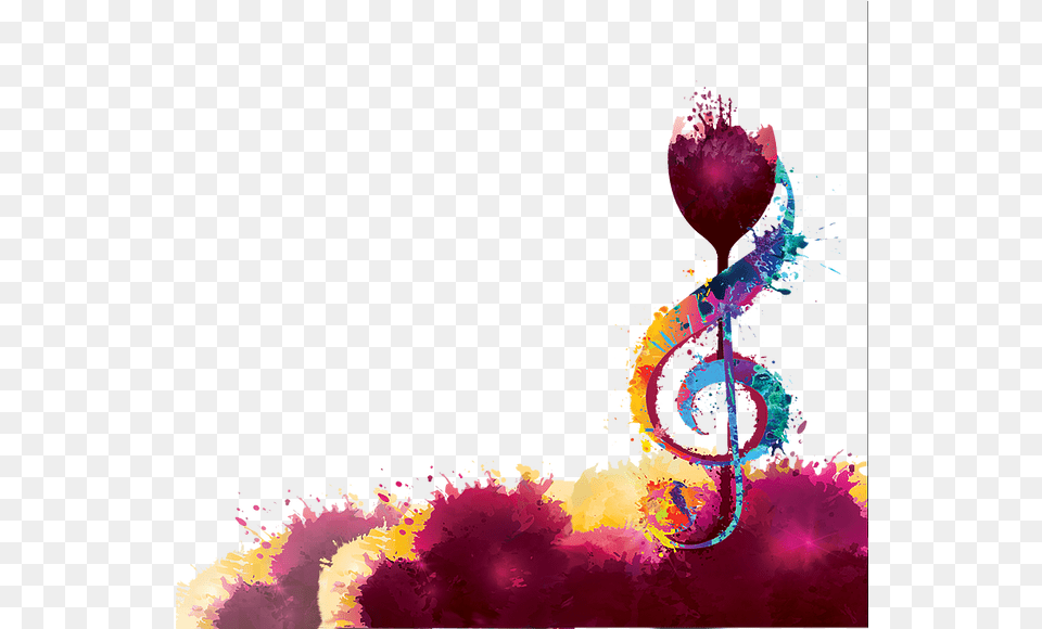 Download Colorful Border And Music Note Illustration Colorful Border Of Musical Notes, Art, Floral Design, Graphics, Pattern Free Transparent Png