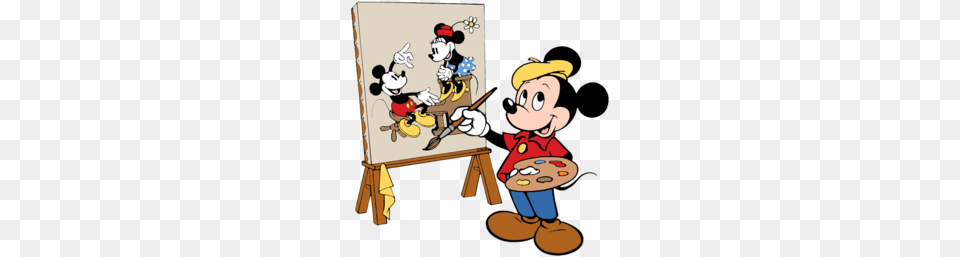 Download Coloring Book Disney Cover Clipart Mickey Mouse Painting, Baby, Person, Face, Head Png