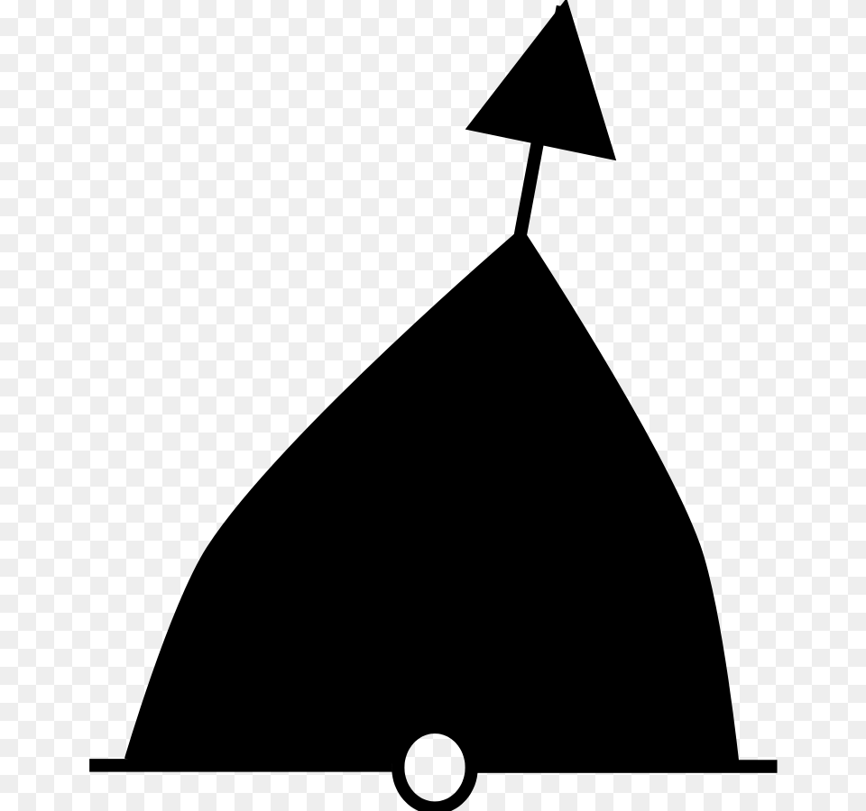 Download Conical Buoy Clipart, Gray Png Image