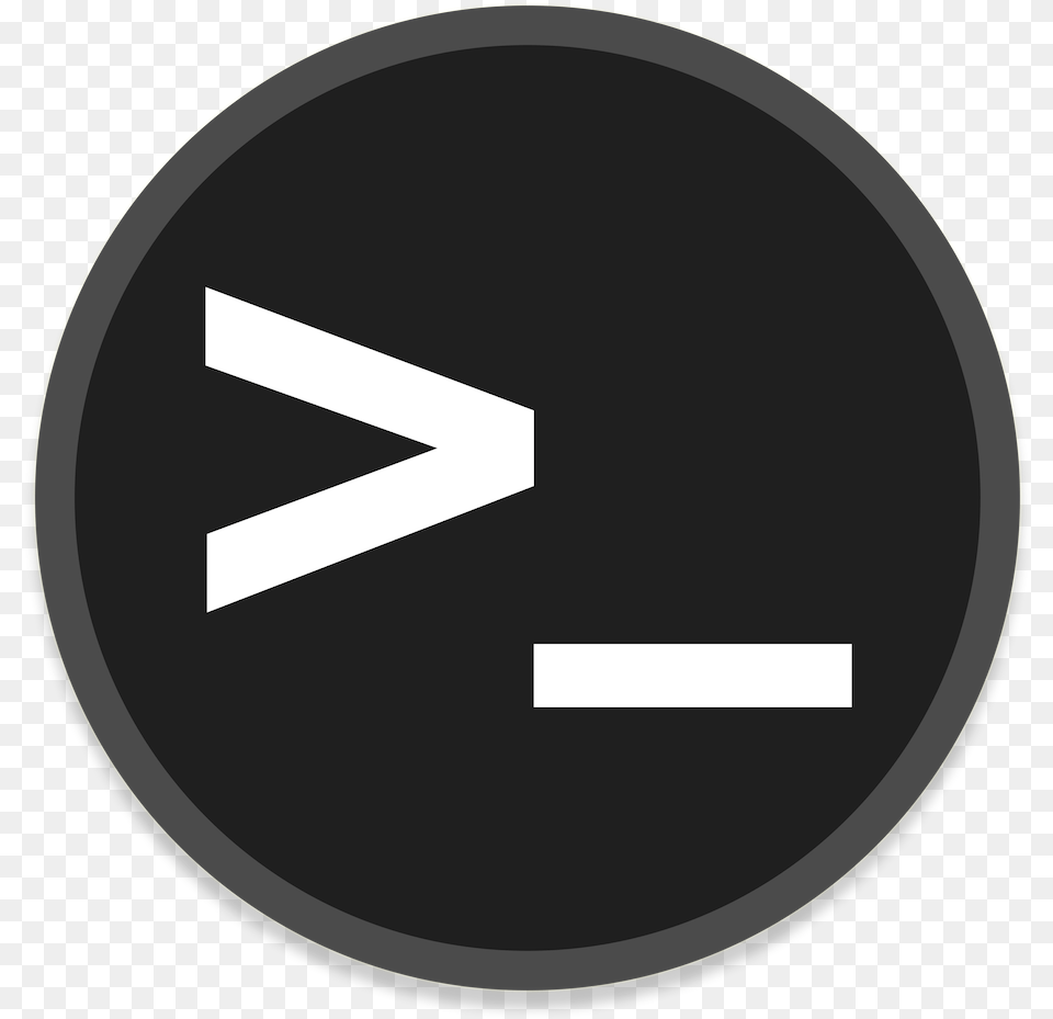 Download Console Command Linux Terminal Logo, Sign, Symbol, Disk Free Transparent Png