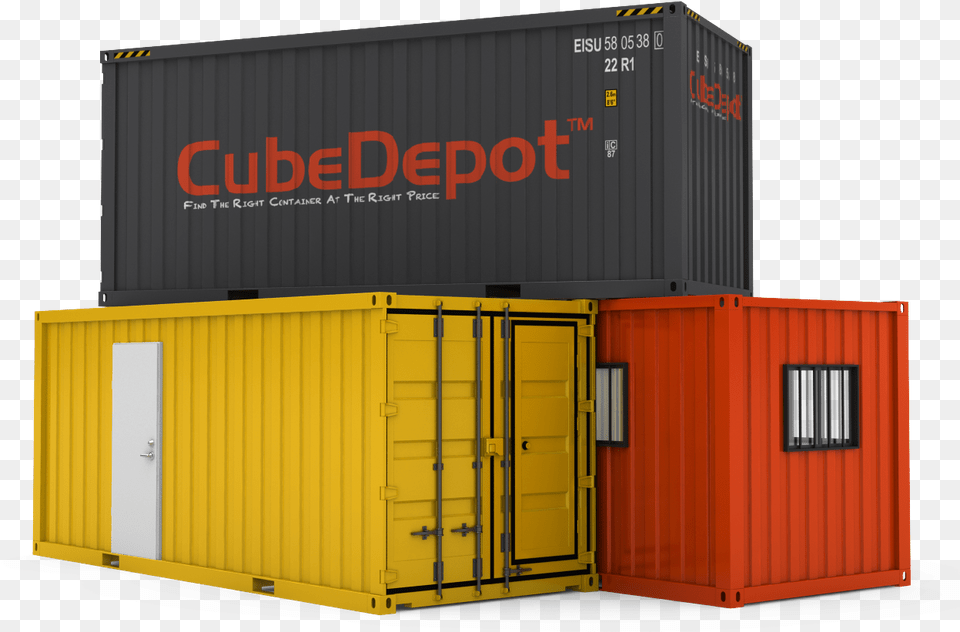 Download Container Clipart Hq Image Containers, Shipping Container, Cargo Container Free Transparent Png