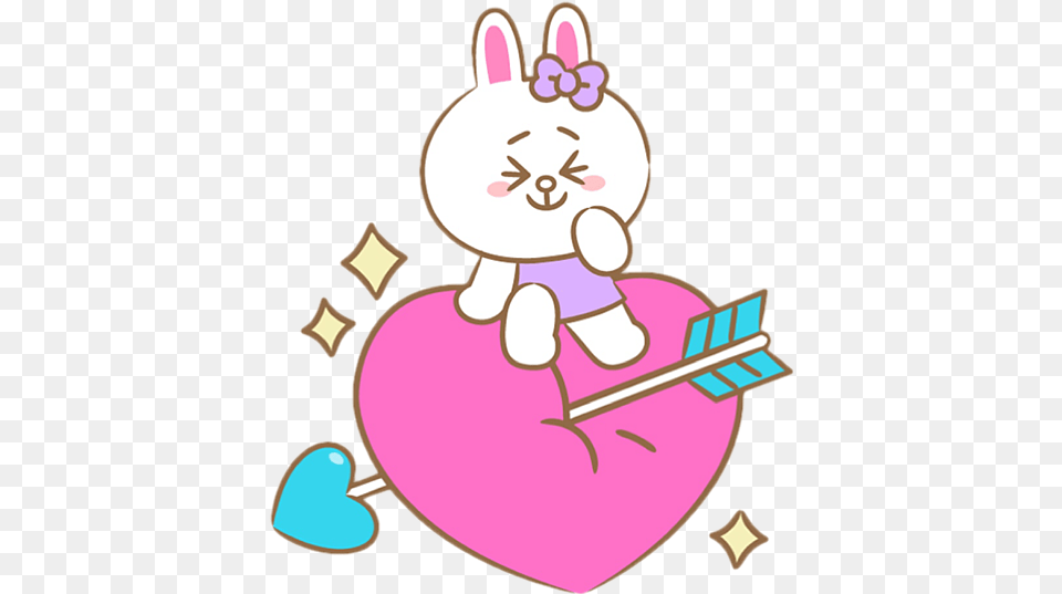 Download Cony Love Arrow Heart Cute Colorful Clip Art, Birthday Cake, Cake, Cream, Dessert Free Transparent Png