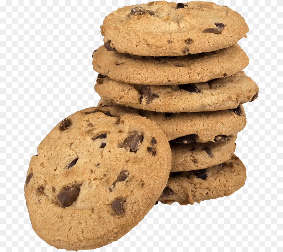 Download Cookies Stacked For Free Chocolate Chip Cookie, Food, Sweets, Bread, Burger Png Image