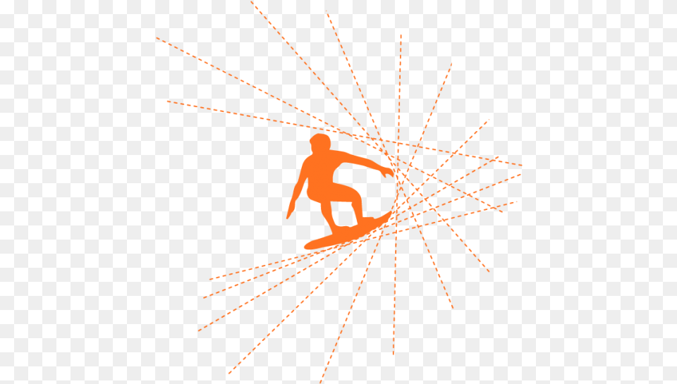 Cool Math Orange Surfer Logarithm Vector Sporty, Person, Outdoors, Nature Free Png Download