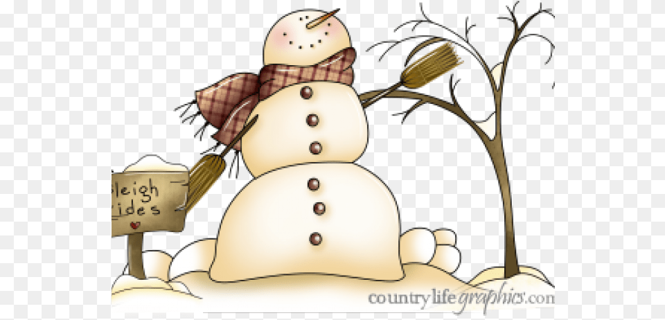 Download Country Snowman Clipart January Birthday Cards, Nature, Outdoors, Winter, Snow Free Transparent Png