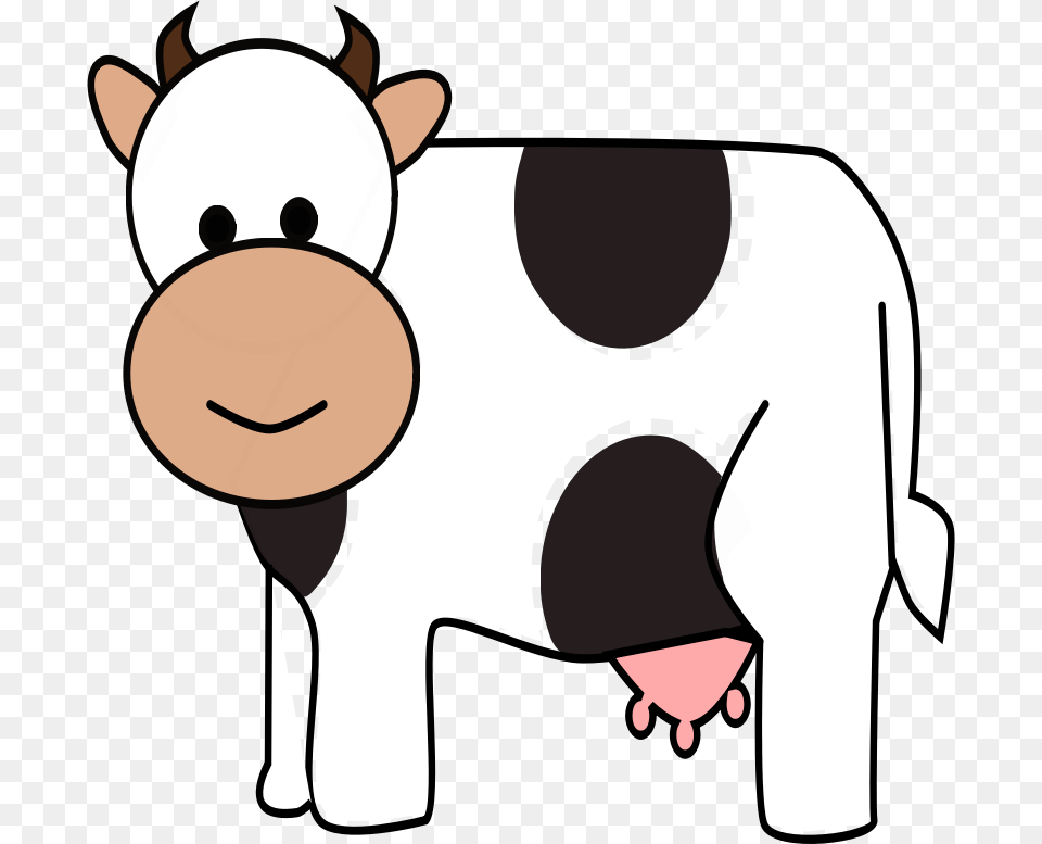 Cow Clip Art Clipart Of Cows Cute Calfs Bulls More, Animal, Cattle, Dairy Cow, Livestock Free Png Download