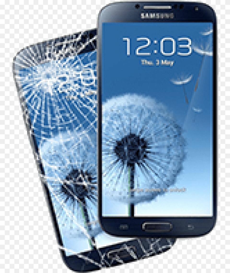 Cracked Screen Samsung Galaxy S Iii Samsung Galaxy S3 Neo, Electronics, Mobile Phone, Phone, Flower Free Png Download