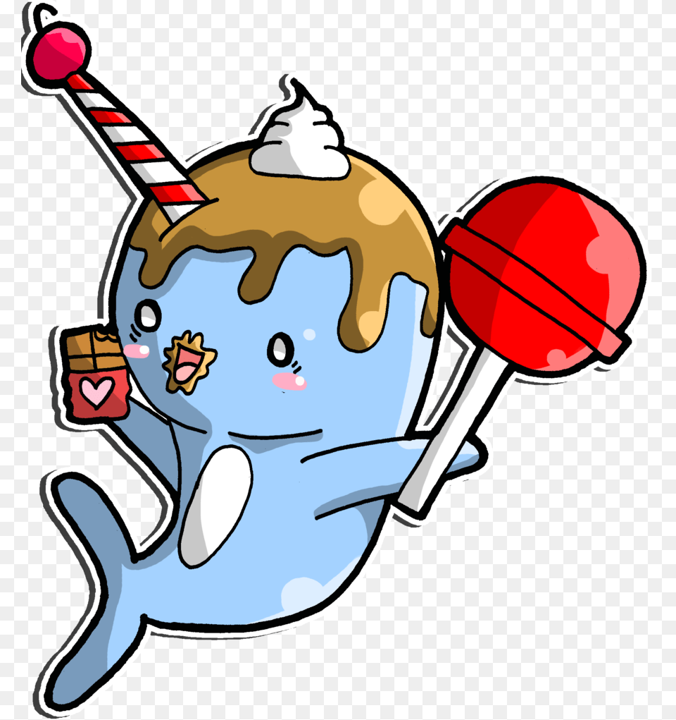 Crazy Narwhals Clipart Narwhal Drawing Clip Art Narwhal, Baby, Person, Face, Head Free Png Download