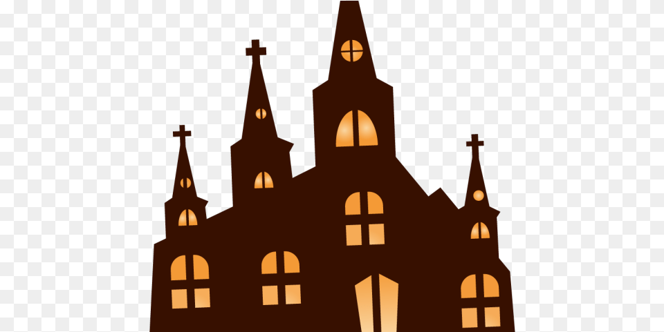 Download Creepy Clipart Church Melhores Imagens De Halloween, Architecture, Spire, Lighting, Tower Free Png