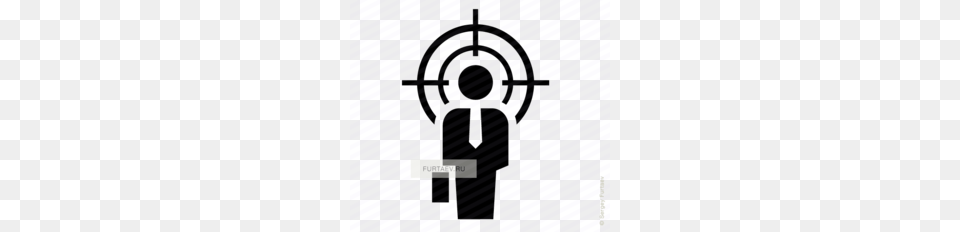Download Crosshair On Person Clipart Reticle Royalty Free, Stencil, People Png Image