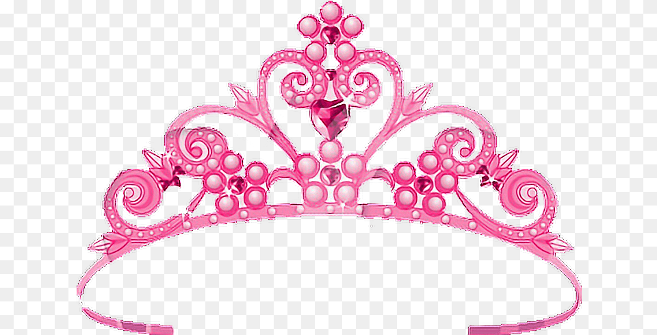 Download Crown Pink Princess Crown For Queen Crown For Princess, Accessories, Jewelry, Tiara, Chandelier Png