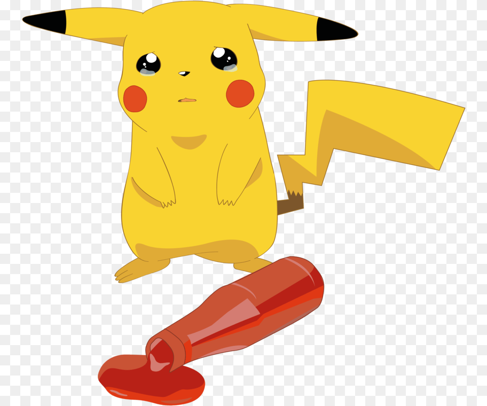 Download Cry Clipart Dont Pikachu With Ketchup Transparent, Baby, Person Png