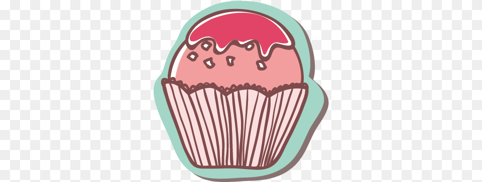 Download Cupcake Birthday Cake Torte Cupcacke Sticker Transparent Background, Cream, Dessert, Food, Icing Free Png