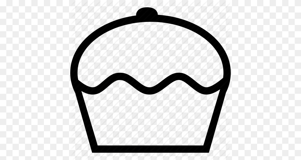 Download Cupcake Outline Clipart Cupcake American Muffins Clip Art, Face, Head, Person, Mustache Png Image