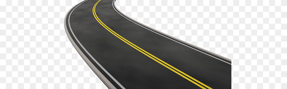 Curved Road Image With Highway, Freeway Free Png Download