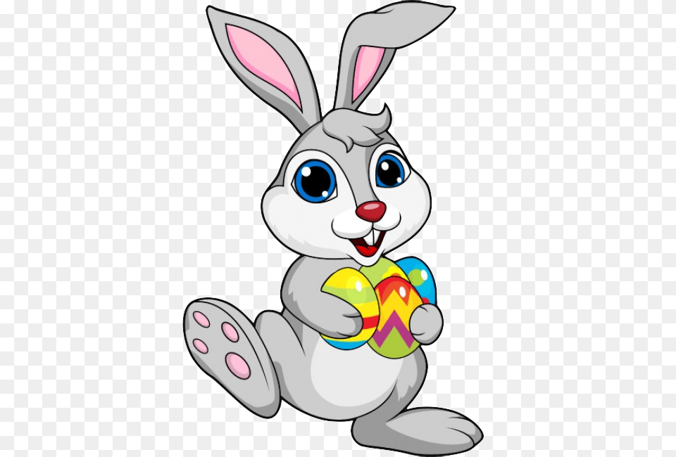 Download Cute Cartoon Easter Bunny Clipart Easter Bunny Clip Art, Face, Head, Person, Animal Free Transparent Png