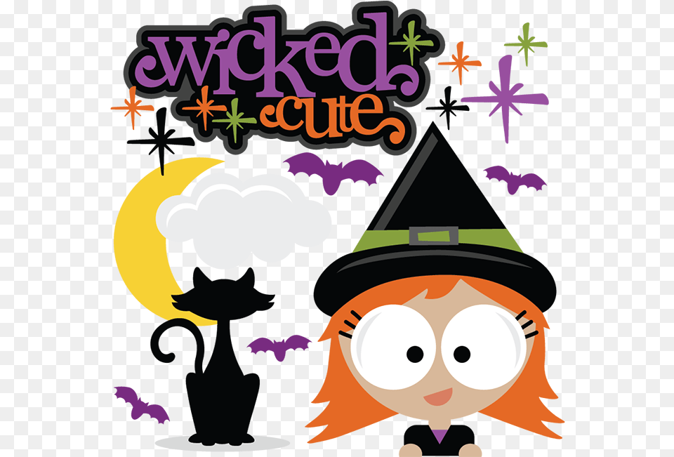 Download Cute Halloween Border Halloween Cut Clip Art, Face, Head, Person, Purple Free Transparent Png