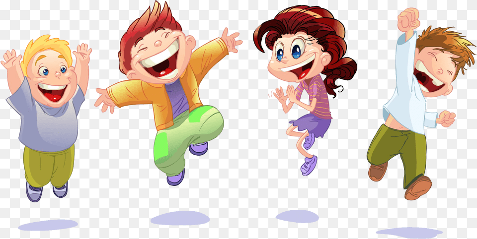 Download Cute Kids Transparent Image Kids Cartoon, Book, Comics, Publication, Baby Png