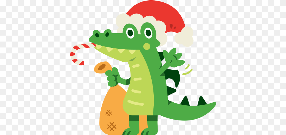 Download Cute Santa Dragon Cartoon Free Png