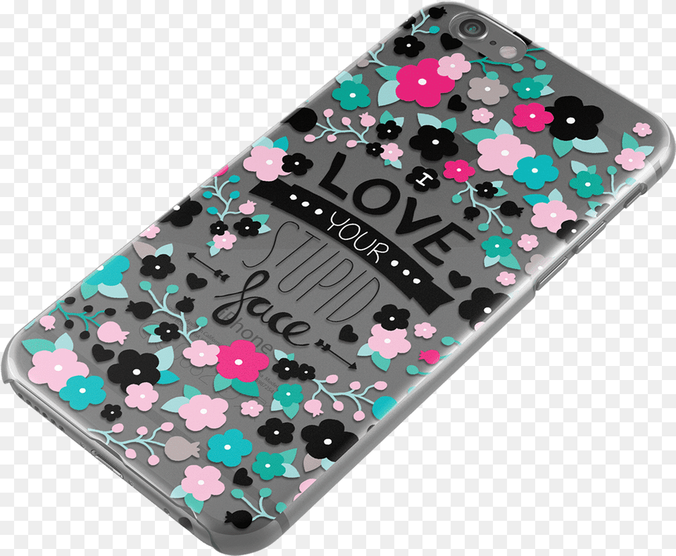 Download Dailyobjects Stupid Face Clear Case For Iphone 6 Iphone, Electronics, Mobile Phone, Phone, Pattern Free Transparent Png