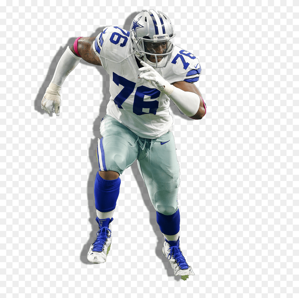 Dallas Cowboy Star Player Dallas Cowboys, American Football, Playing American Football, Person, Helmet Free Png Download
