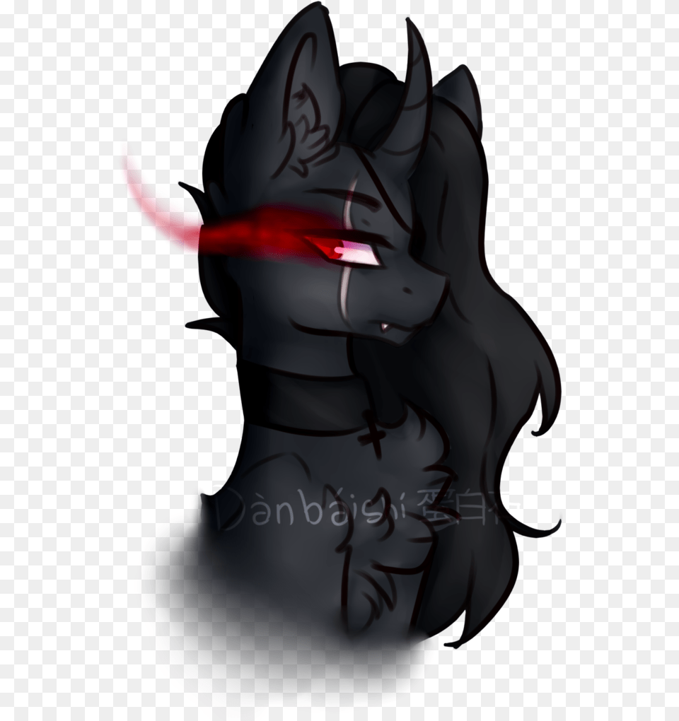 Download Danbaishi Bust Edgy Eye Scar Glowing Eyes Oc Illustration, Adult, Female, Person, Woman Free Transparent Png