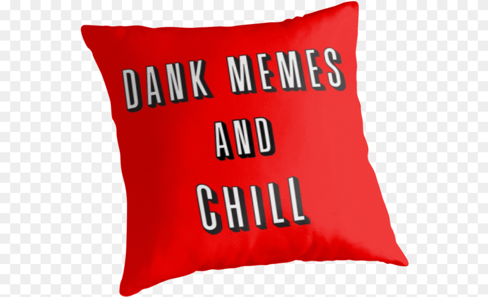 Download Dank Memes And Chill Netflix Icon Image With Netflix, Cushion, Home Decor, Pillow Free Transparent Png