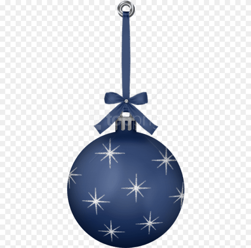 Download Dark Blue Hanging Christmas Hanging Christmas Ornament Clipart, Lighting Free Png