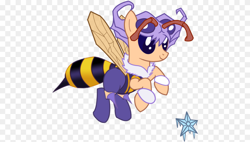 Download Darkstalkers Ponified Q Bee Queen Bee Safe Character, Animal, Insect, Invertebrate, Wasp Png