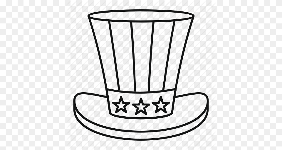 Day Florida Clipart Uncle Sam Clip Art, Gate, Basket, Cup Free Png Download