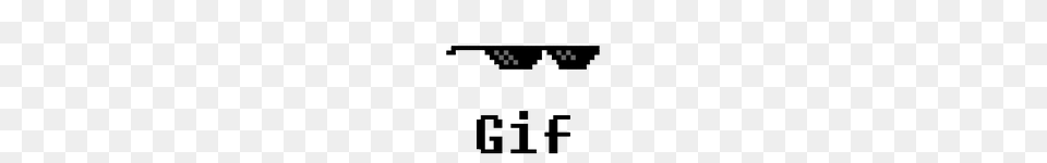 Download Deal With It Glasses Transparent Free Transparent, Stencil Png Image