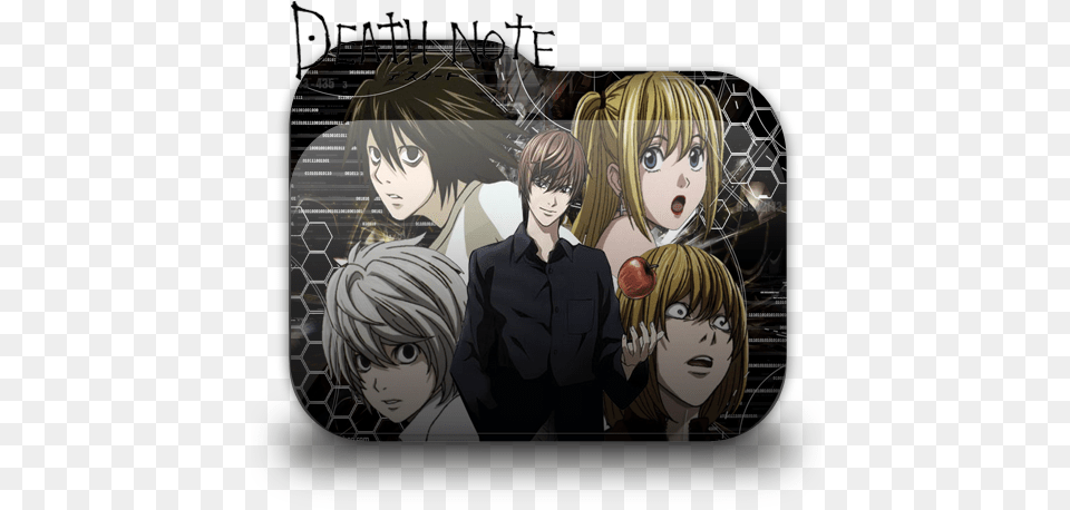 Death Note Posted By Ethan Cunningham Icon Folder Anime Death Note, Publication, Book, Comics, Manga Free Png Download