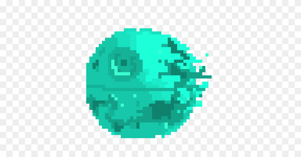 Download Death Star Pixel Art With No Background Sonic Mania Spin Dash, Sphere, Turquoise, Astronomy, Outer Space Png Image