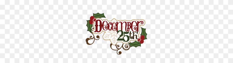 Download December Christmas Fonts Clipart Christmas Day Clip Art, Graphics, Dynamite, Weapon, Text Png