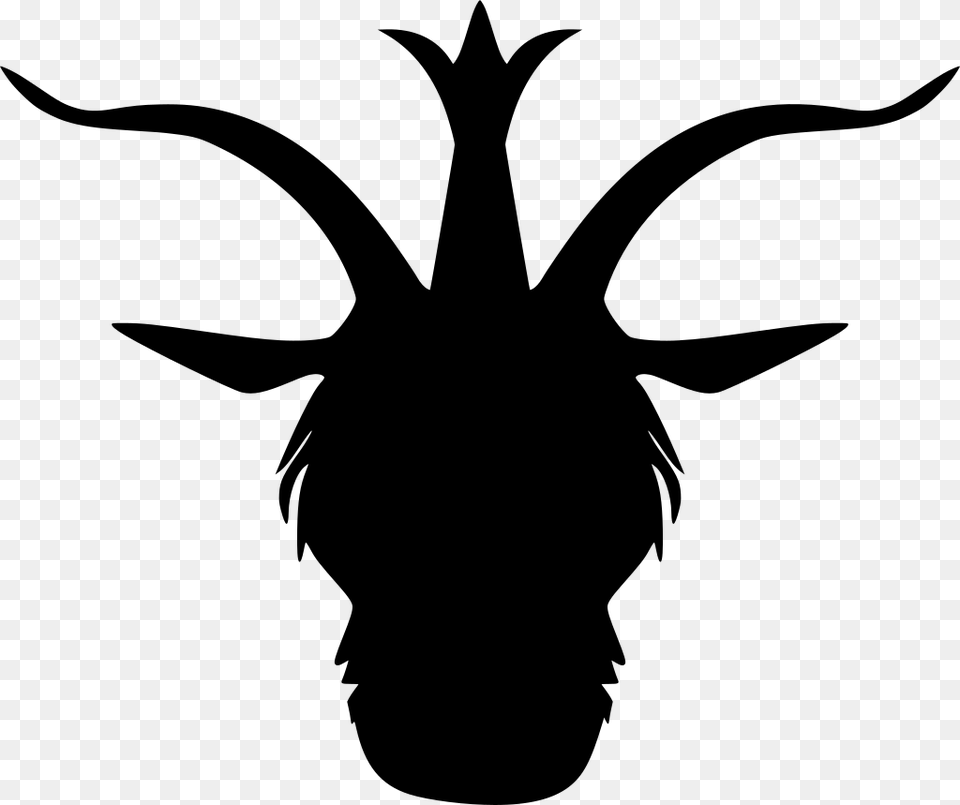 Download Demon Head, Gray Free Transparent Png