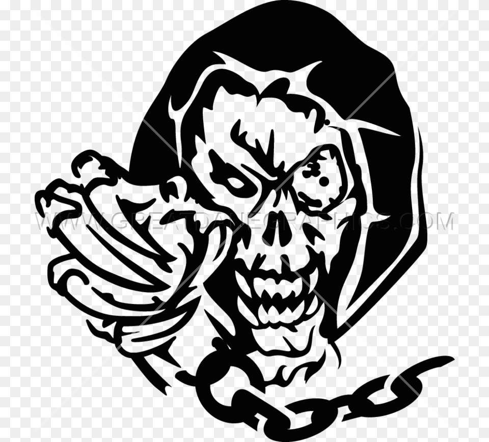 Download Demon On Transparent Background Clipart Skull Demon Clip Art, Food, Leafy Green Vegetable, Plant, Produce Free Png