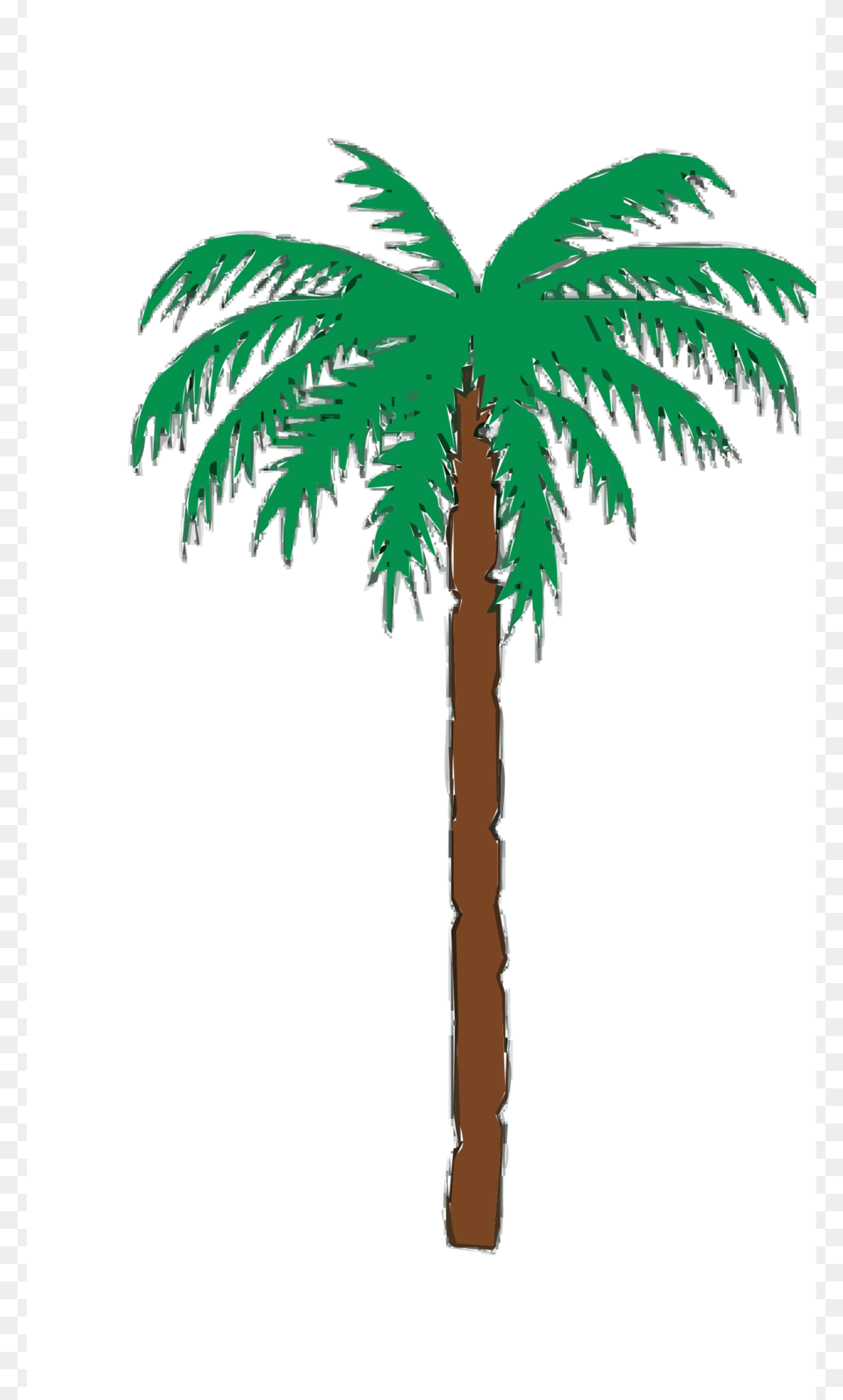 Download Desert Trees Clipart Palm Trees Clip Art Tree Leaf, Palm Tree, Plant, Animal, Dinosaur Free Transparent Png